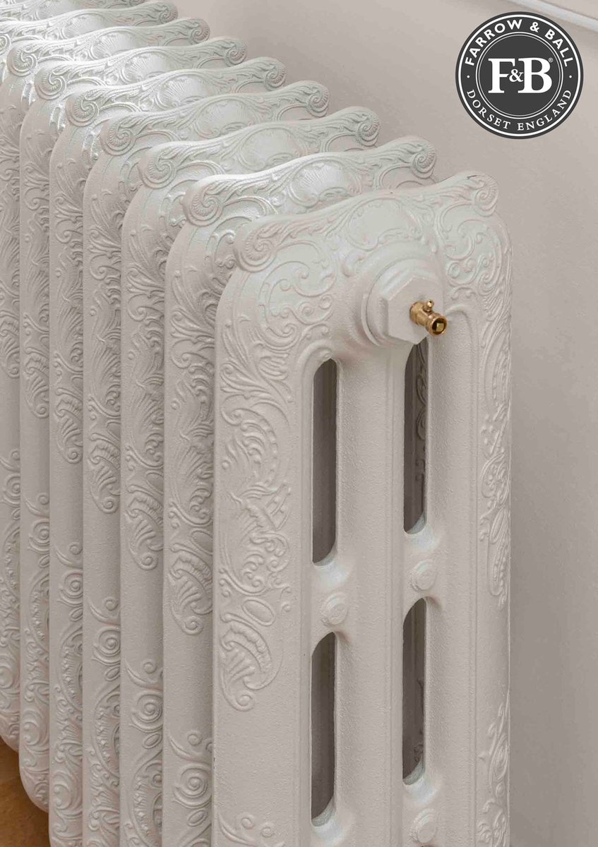TheRadiatorCo's tweet image. We&apos;re proud to partner with @FarrowandBall and offer our traditional #castironradiators in a range of their colours, from reserved monochrome shades to bold reds and pinks.  buff.ly/2EaxyYH #DesignerRadiator #Bespoke #farrowandball #interiorinspo