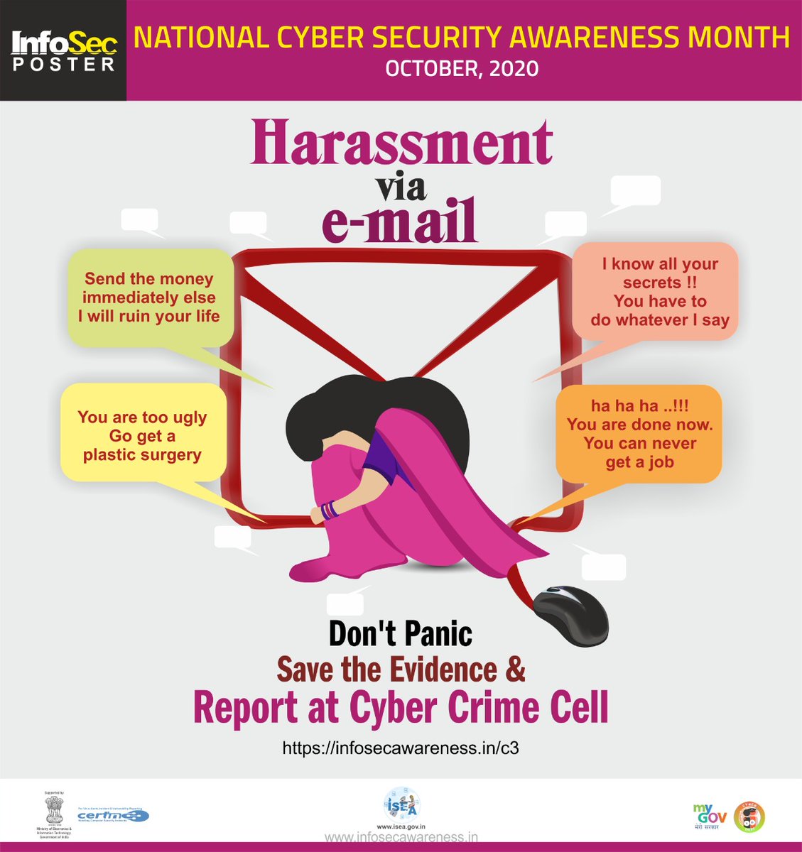 Information Security Awareness (ISEA) by MeitY tweet media