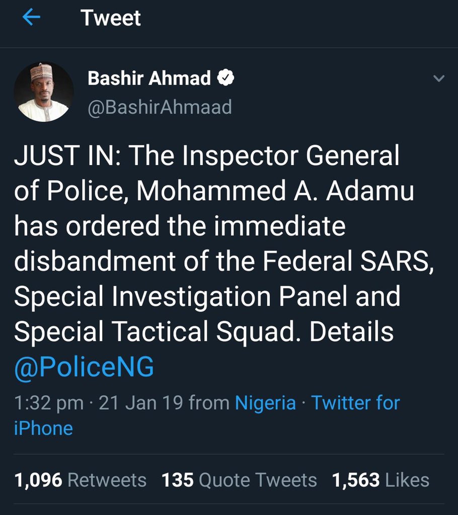gypsyoffline's tweet photo. This was jan 2019!!!

Don’t fall for it people, i beg you!!

#EndSARS !!!! https://t.co/zDNYvtEtfJ
