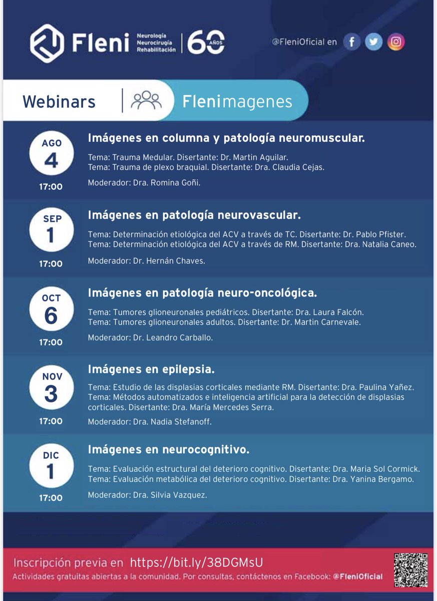 Próximo webinar Flenimagenes: Epilepsia