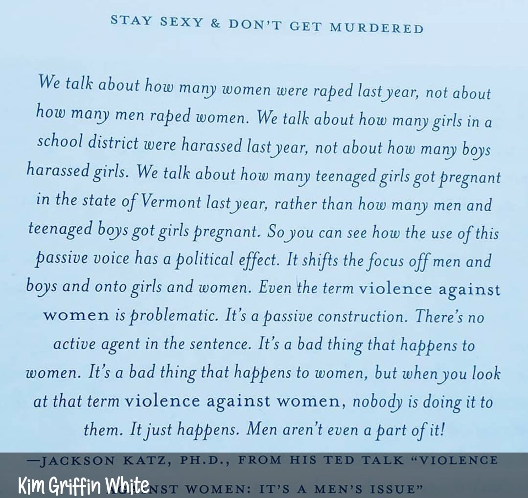 Menabelle's tweet image. I've been raped/assaulted/harassed/etc. This started happening before I was 10 - 1000s of incidents. I'm just 1 victim. But, if I turn the tables &amp;amp; talk about the men then there're 100s of aggressors!

#ViolenceAgainstWomen is #NotOK
#ConsentTalks #MeToo
@jacksontkatz
@ndvh #DAIP