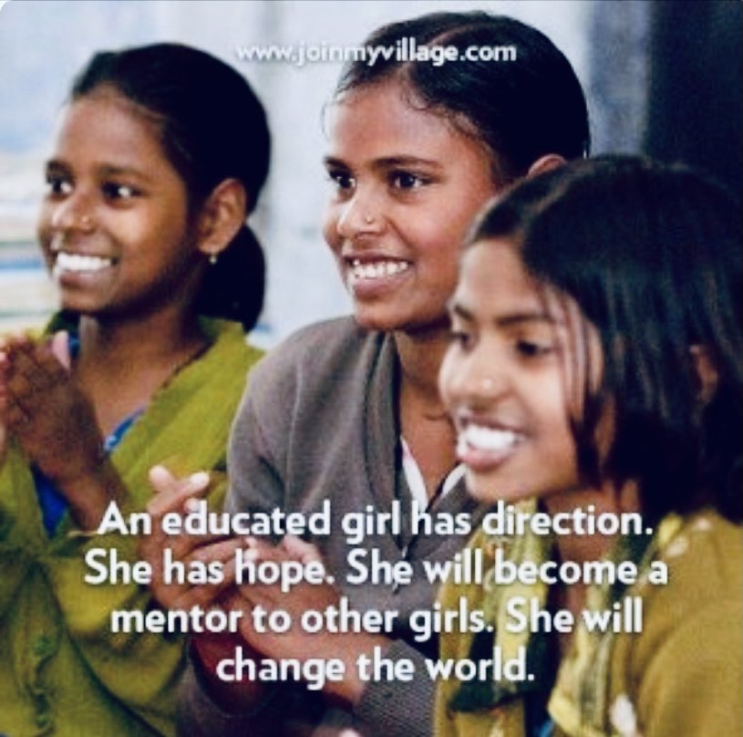 Educate a girl... Educate a nation.. #InternationalDayofGirlChild #InternationalGirlChildDay <a href="/UN/">United Nations</a> <a href="/UNICEF/">UNICEF</a>