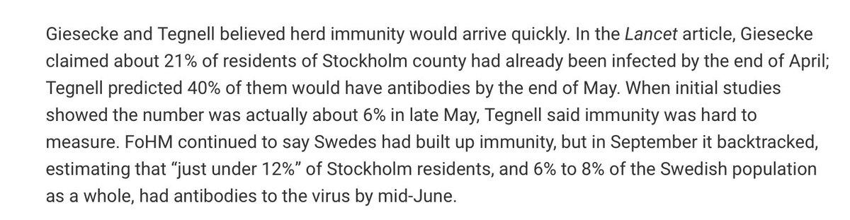 Little immunity was gained through that bitter month in the spring. Why do some insist the population impact of widespread disease is mild against all the evidence we have? It’s true that the IFR varies hugely by age, but if enough become infected it’s quite dangerous *enough*...