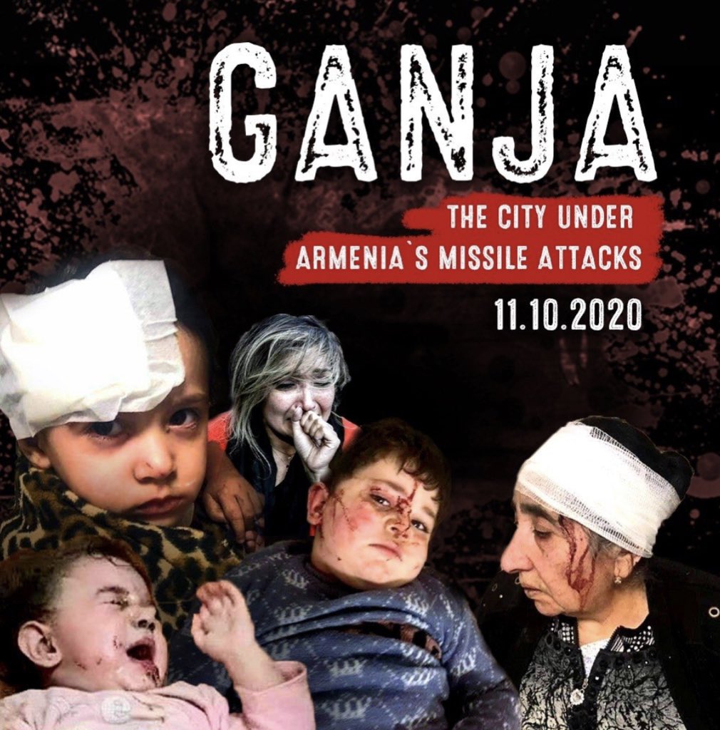 Bu Xalq kinini qussa, e*mənilərin kökü silinər. #PrayForGanja  #StopArmenianAggression  #KarabağAzerbaycandır