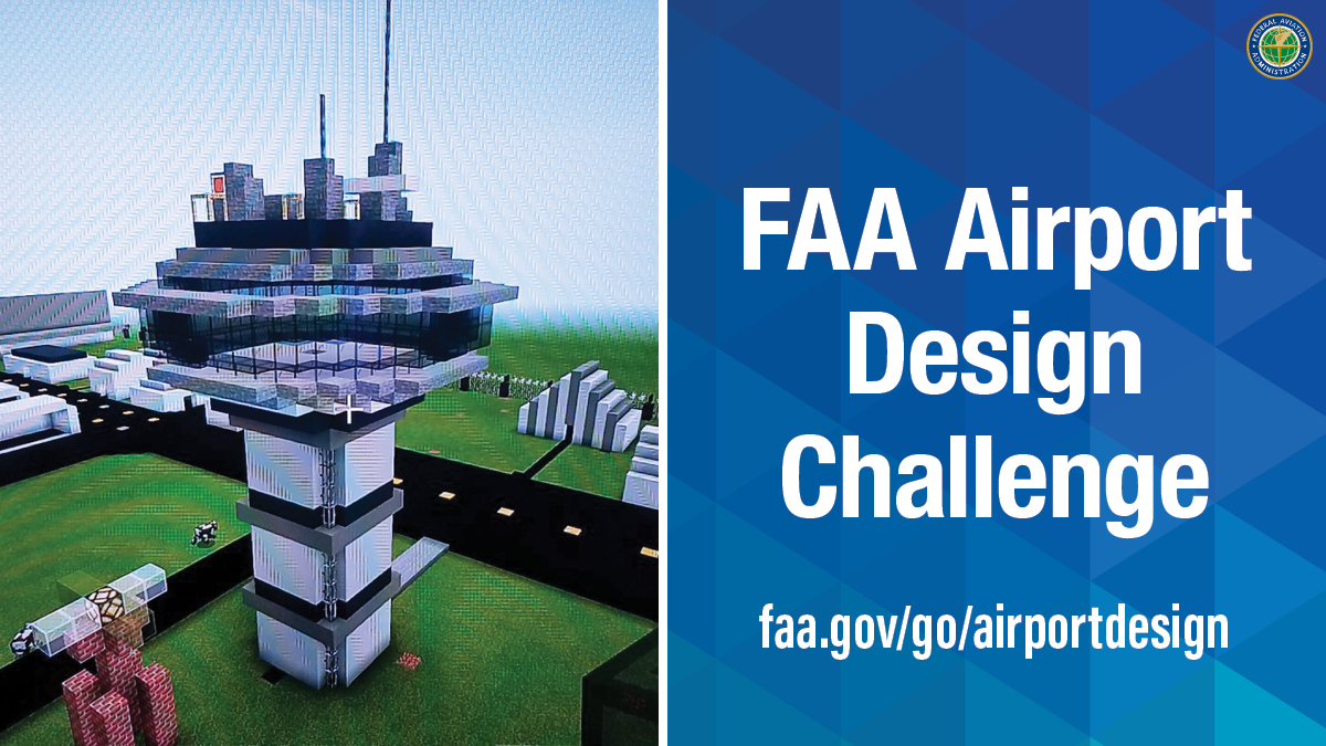 Enrollment is open for the #AirportDesignChallenge! Individual or team participants in this educational STEM experience will receive guidance from FAA specialists over a five-week period. Registration closes 10/25 and space is limited. Sign up at bit.ly/2Styfl1. #FAASTEM