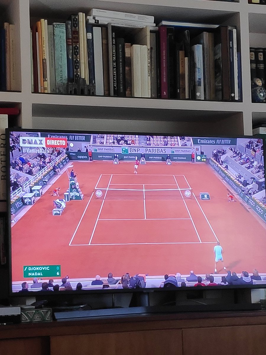 Criaturita, probre Djokovic 🙄 #VamosRafa <a href="/rolandgarros/">Roland-Garros</a>