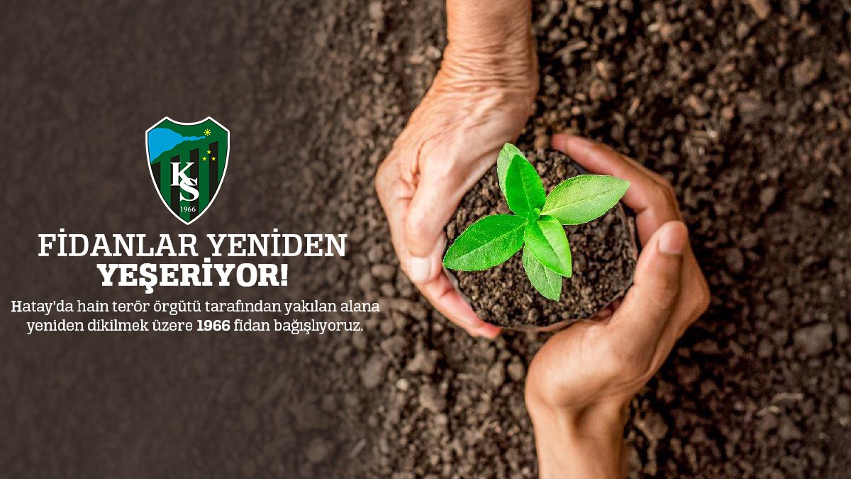 VARIZ! Komşu @sakaryaspor

🌳Hatay'da hain terör örgütü tarafından yakılan alana yeniden dikilmek üzere 1966 fidan bağışlıyor ve Antalyaspor'a meydan okuyoruz.

🌲Cennet vatanımızı yeşertmeye sen de var mısın kardeşim ? <a href="/Antalyaspor/">Hesap.com Antalyaspor</a>