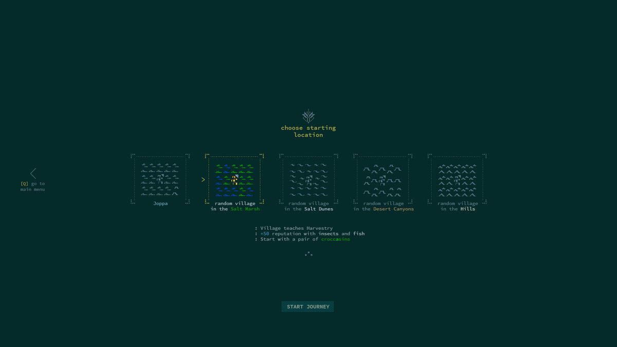UI Design Log 9: #CavesOfQUD [Character Creation #3]

#UI #uidesign #indiegames #IndieGameDev #gamedev #indiedev