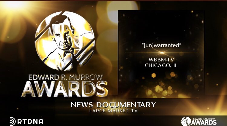 davesavinicbs2's tweet photo. Big win for my team at CBS Chicago exposing wrong raids.  National Edward R. Murrow Award 2020! @cbschicago #wrongraids #unwarranted https://t.co/W5fgELxo1d