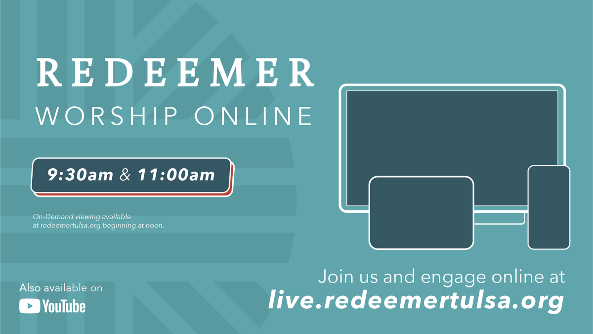 redeemertulsa's tweet photo. Worship is live right now! Join us now or at 11:00am at https://t.co/RBiRxG4Xdg for week 3 of our Let’s Be Honest series and incredible worship. https://t.co/x7lGKYvvet