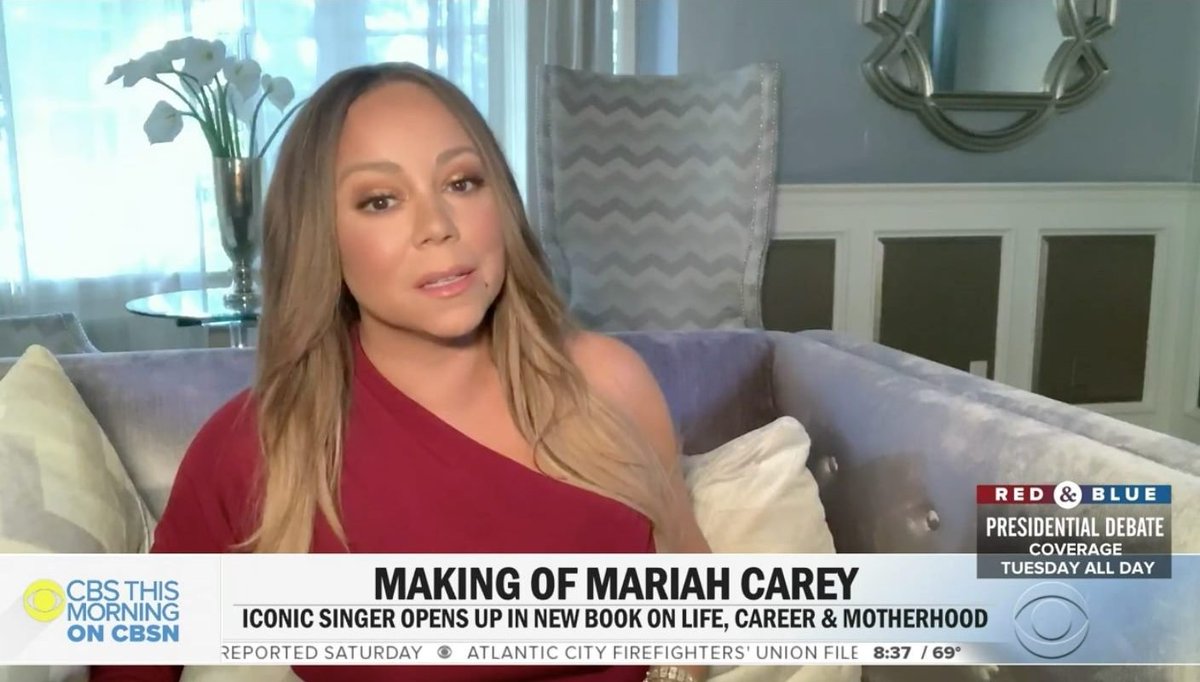 . @MariahCarey discusses overcoming personal struggles, being an encouraging mom and finding success with  @GayleKing on  @CBSThisMorning.