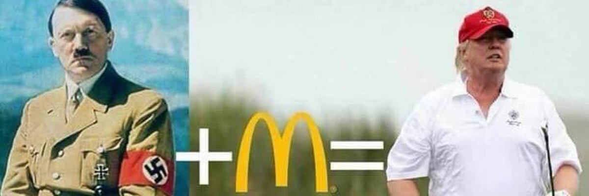 palazzo214's tweet photo. @robreiner MaxDonald doesn’t hesitate to put Americans in harms way so he can get what he wants.
And hey kids, fascist food is bad for you.
#MaxDonald https://t.co/PpVQXdrLcG