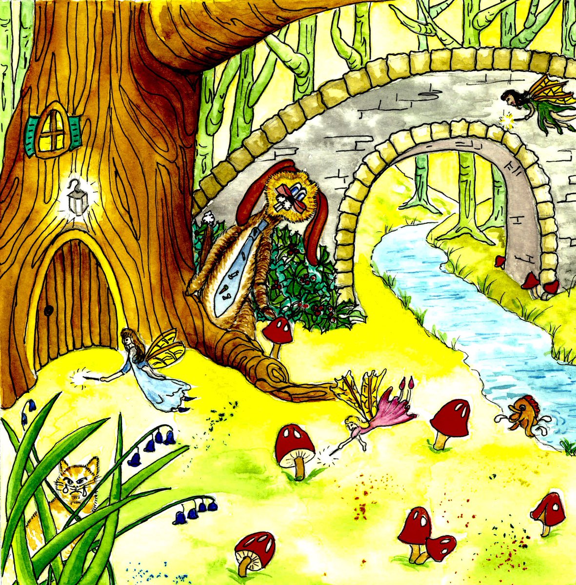 BenthamTracy's tweet image. They returned to the fairy bridge #Wabbitdog #newbook #kickstarter  kickstarter.com/projects/wabbi…