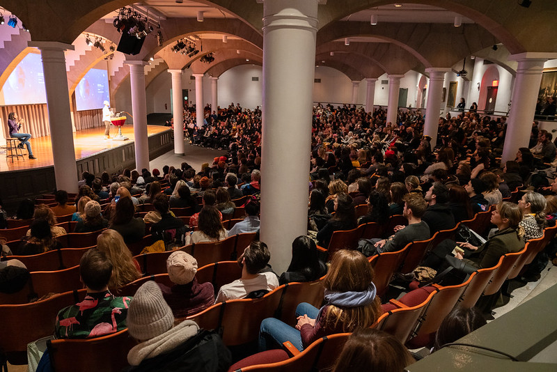 In 2019 we invited  @OliverJeffers back. This time, the venue was mighty impressive. (Thank you  @cooperunion for that magical morning!)