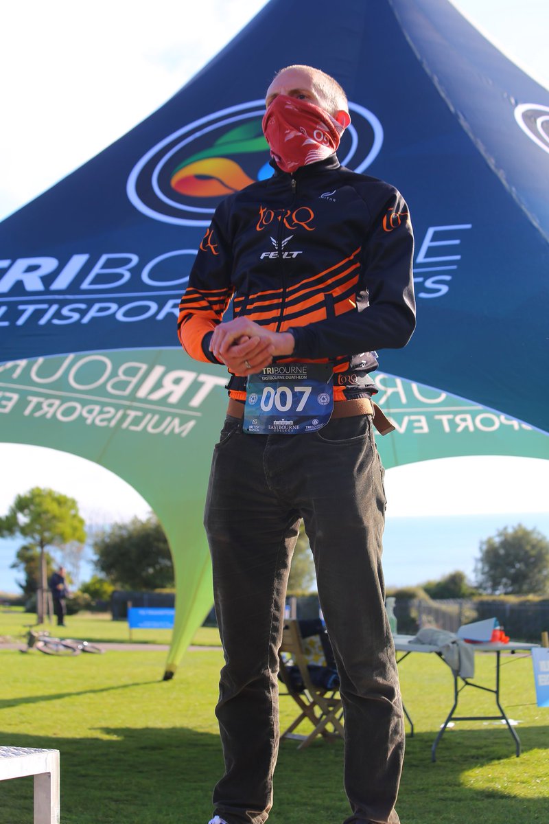 Got a licence to run and bike (yes my number was 007! Stacked field at today's Eastbourne duathlon with 2 GB Elites racing so pretty happy with 3rd in AG and 8th overall. <a href="/TORQfitness/">TORQ</a> @TORQFuelled <a href="/gllsf/">GLL Sport Foundation</a>