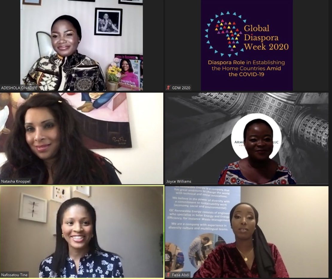 AdnEurope's tweet photo. “Thinking of where and who I will be in the future inspires me to work harder and face my challenges” @faisocabdule #Women #Closing #Diaspora4Dev #GDW2020 https://t.co/4po3yphHOL