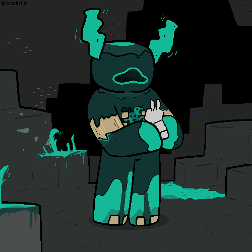 The Warden Minecraft Concept Art - Kaze Wallpaper