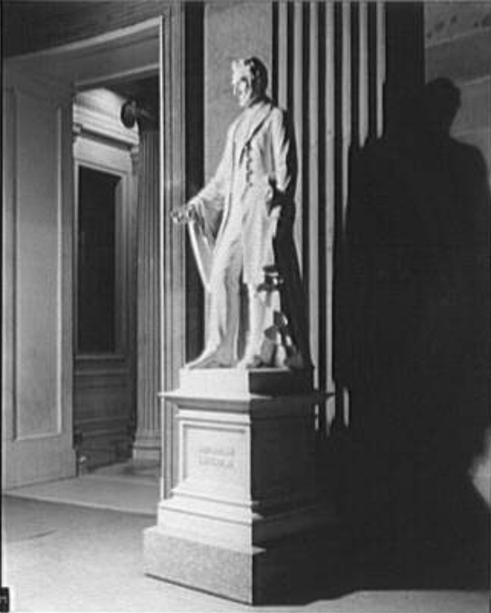 Although her age and gender caused some controversy, Ream prevailed in creating a magnificent statue of Lincoln that still stands in the U.S. Capitol today. (8/9)Image Credit: Library of Congress