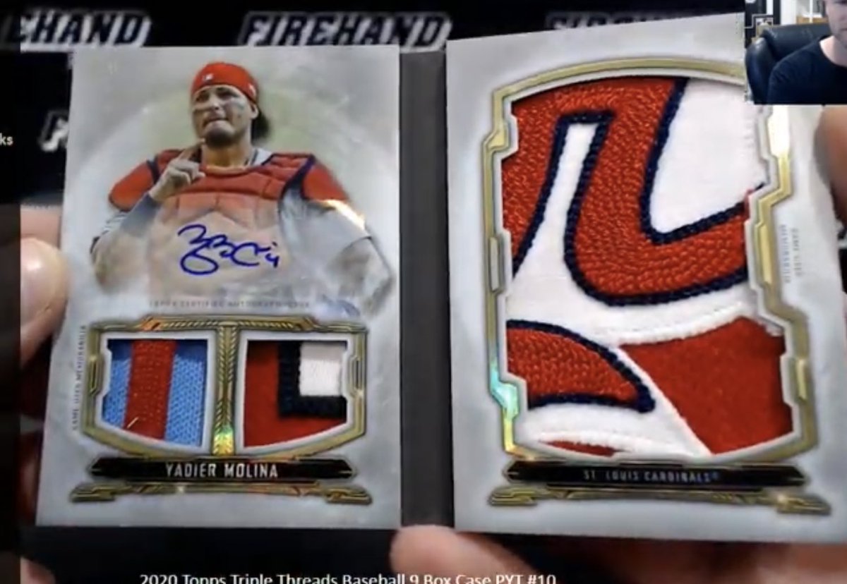 ClubOneOfOne1's tweet photo. #UniquePatch action at @FireHand17 with a sweet booklet featuring Yadier Molina

@Cardinals https://t.co/MhjN4cPuEB