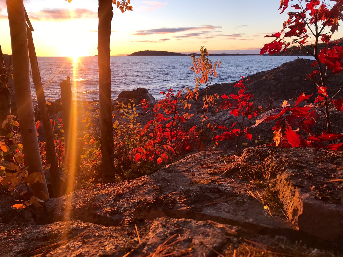 Sunrise 650. It’s that time of year where clear mornings make for overcast days. Grateful I got the sunshine inside me while I could. &ndash; bei  Wetmore Landing