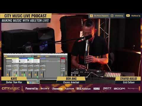 Finale #livejam #livebeats at @CityMusicSG with Ben @cosmicarmchair Kaye @darkerthanwax Syafiq @SyafiqHalid all #sgmusicians https://t.co/8BIGdznSAF on #Ableton #AbletonPush sync by #AbletonLink https://t.co/BpnLseV87L