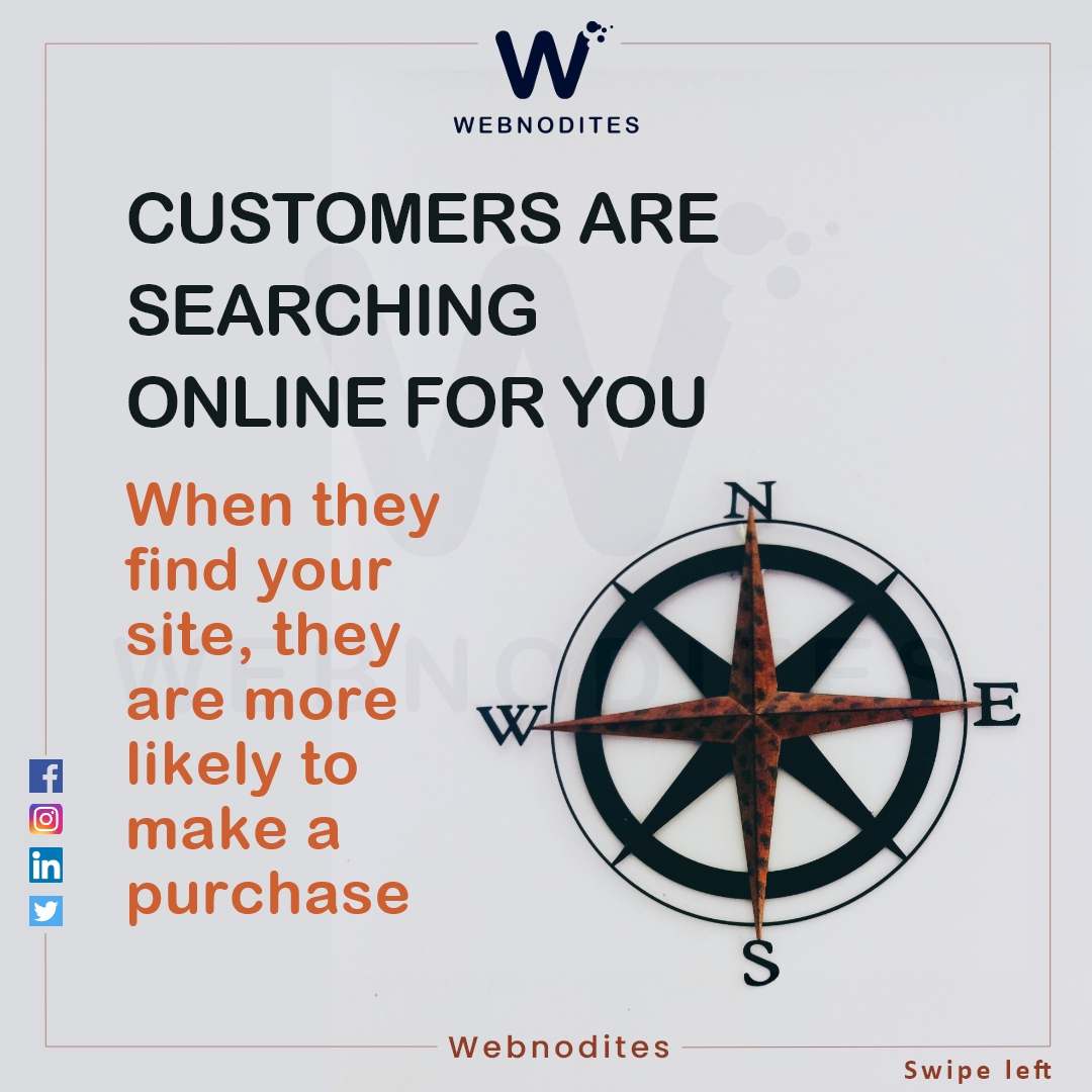 webnodites's tweet photo. When someone is searching for your business, you want to make it as easy as possible for them to find and click onto your website.
Website will give your potential customers all the information they want and need in seconds.
STAY TUNED FOR MORE UPDATES
TEAM WEBNODITES
#webnodites https://t.co/vvZrYjdjhf