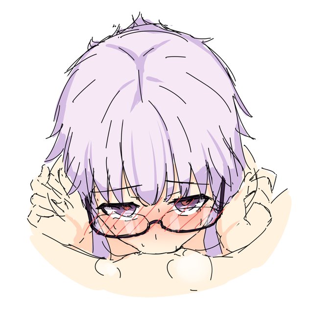 口と喉でお仕事する眼鏡ゆかりさんスケッチ 