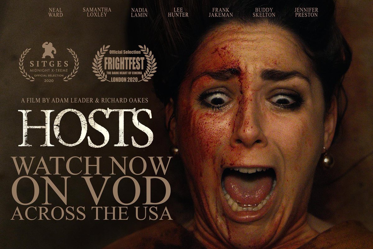 A la meravellosa gent de Sitges. Aquesta nit, HOSTS es mostrarà al Cinema Prado a la 1 del migdia del Festival de Sitges. Els directors i actors hi seran després de la pel·lícula per fer fotos i signar pòsters. Ens veiem aquesta nit! <a href="/sitgesfestival/">Sitges Film Festival</a> #sitges #Sitges2020 #Hosts