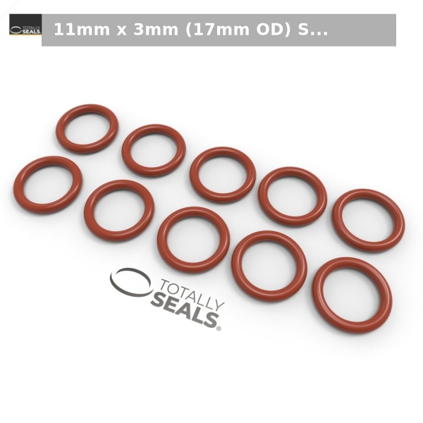 TotallySeals's tweet photo. 11mm x 3mm (17mm OD) Silicone O-Rings starting at £4.53 - https://t.co/CFca3ozXAc  #orings #gaskets #nitrile #silicone #viton #mechanicalseals #glandpacking https://t.co/ronM9rfIUO