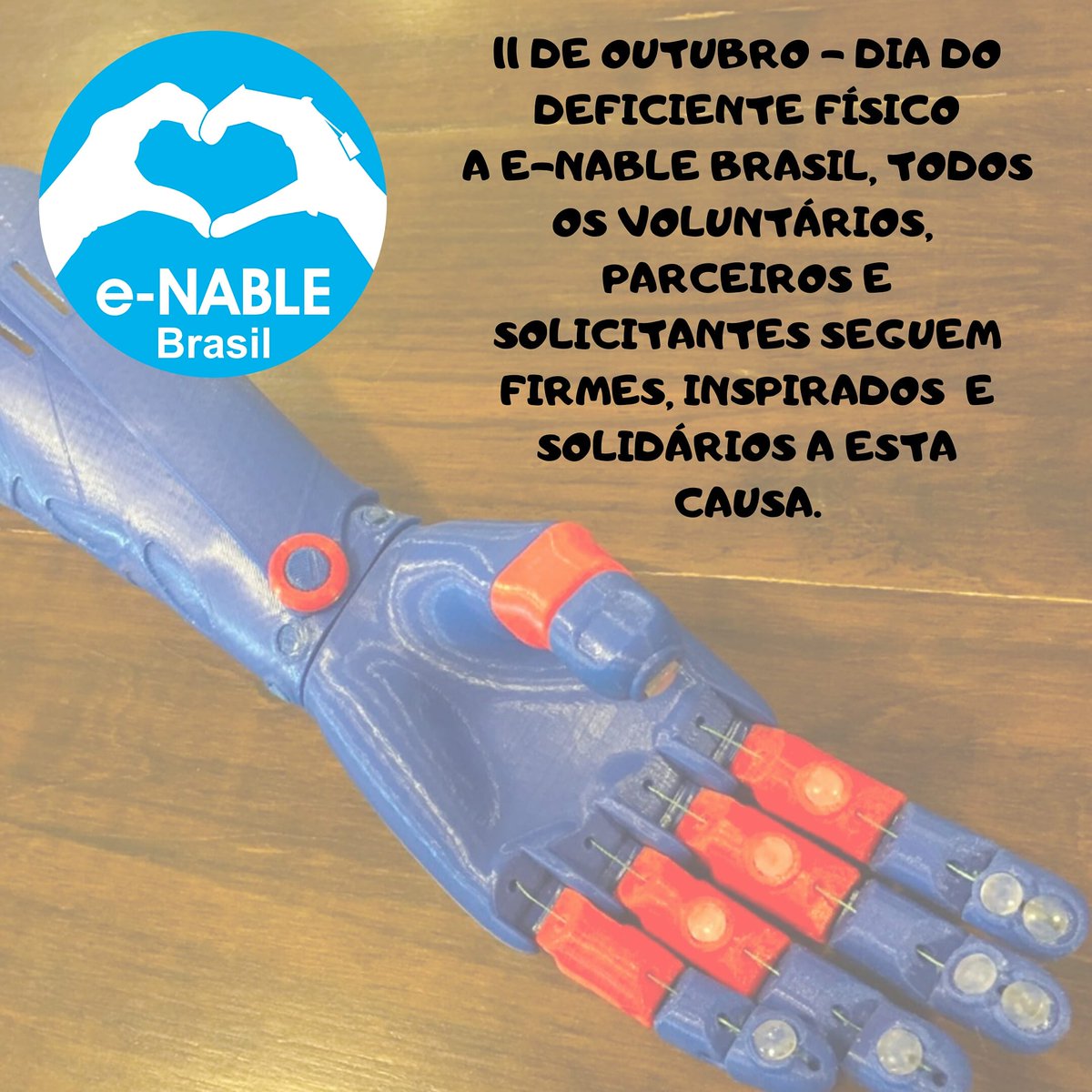 #enablebrasil #enablethefuture #protese #tecnologiaassistiva #3d #3dprinting #protese3d #3dprint #proteses3d
