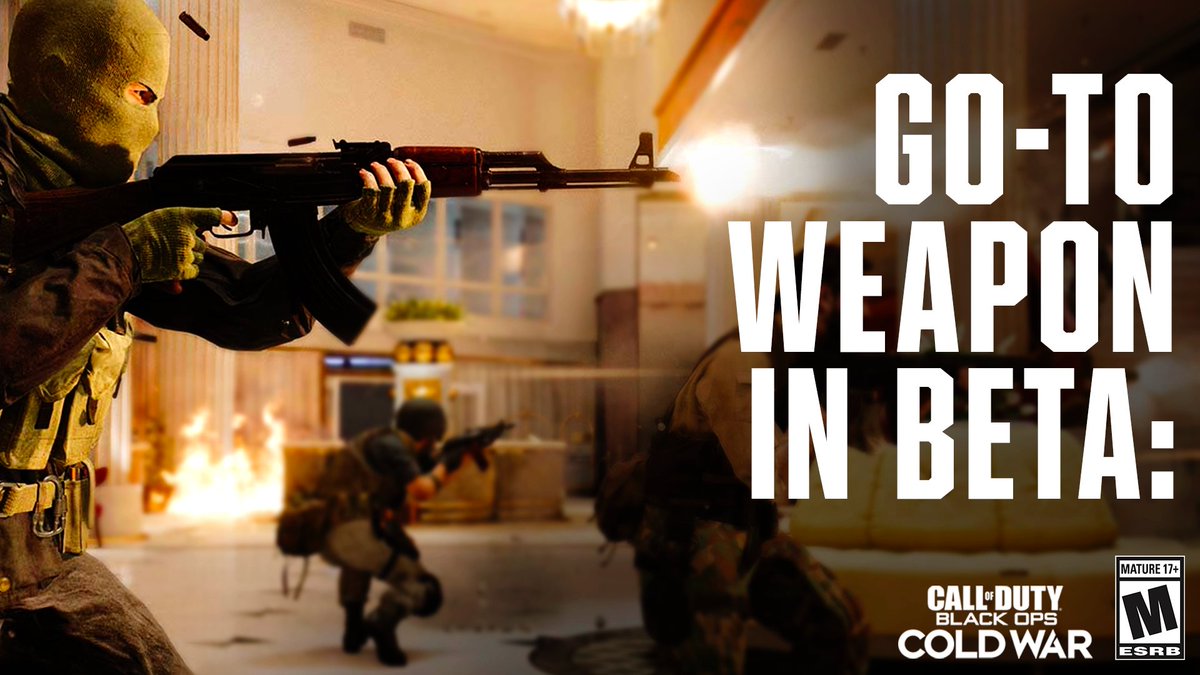 What's your go-to weapon in the #BlackOpsColdWar beta? https://t.co/O3rASPimx6