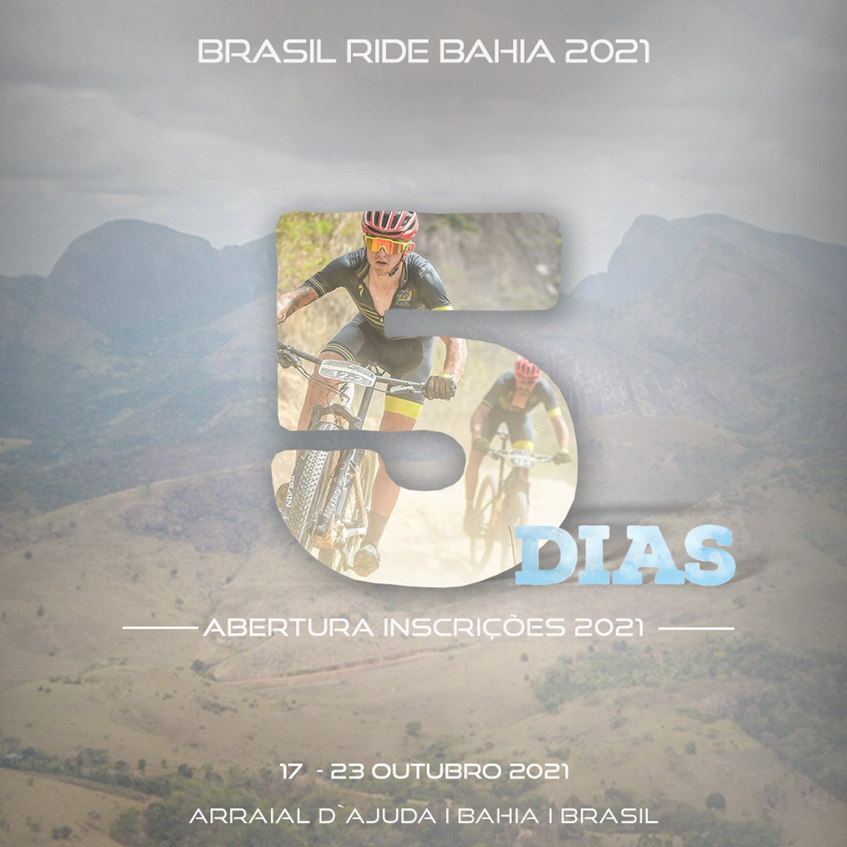 The countdown continues... 5 days!
Brasil Ride Bahia 2021 🚴🏻
📲  brasilride.com.br

#BrasilRideBahia2021 #Bahia
#MTBLife #MTB #BrasilRide