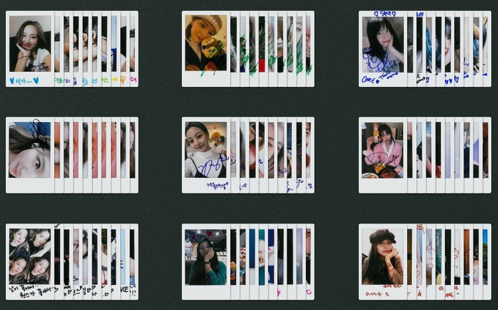 Sk Twice Eyes Wide Open Photocards Daily Polaroid Twice 트와이스 Eyeswideopen Icantstopme