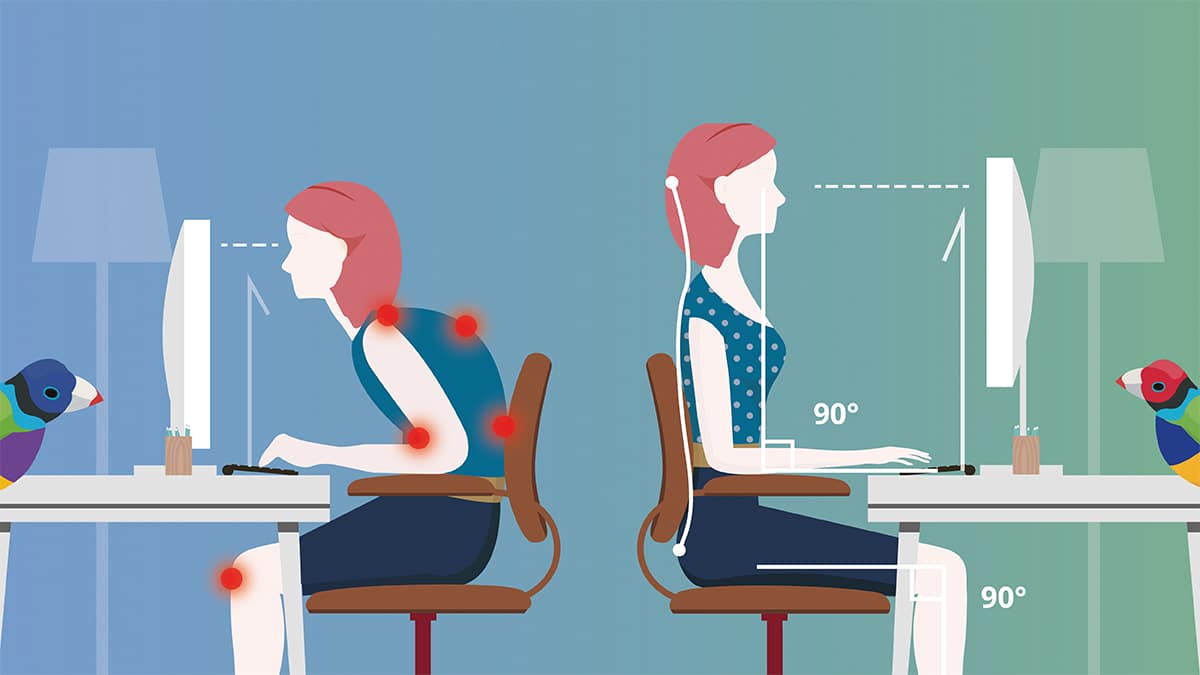 BellGroupUK's tweet photo. We have come to the end of Back Awareness Week and would like to share one more tip to work safely from home:
• The top of your screen should be level with your eyebrows and if you are working from a laptop.

#BackAwarenessWeek #BellGroup #BelieveBeBetterBeBell https://t.co/Zr4hYDkwnk