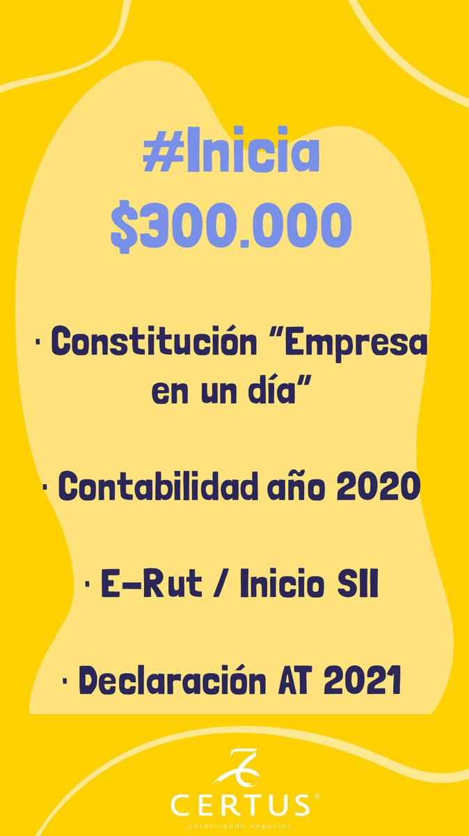 CertusConsultor's tweet photo. Registra tu emprendimiento con CERTUS Consultores.
Déjanos tus datos de contacto o comunícate con nosotros.
https://t.co/B4tlU3uArm
ccollados@certusconsultores.cl
+56 9 3943 3852
#pyme #propyme #pymechile #propymechile #emprendiemiento #ayudapyme #contabilidadpyme #emprende https://t.co/zJPvtoX0tD