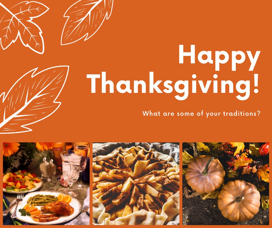 🌽🦃 Happy Thanksgiving Weekend! 🍂🍃

What are some of your favourite family traditions?