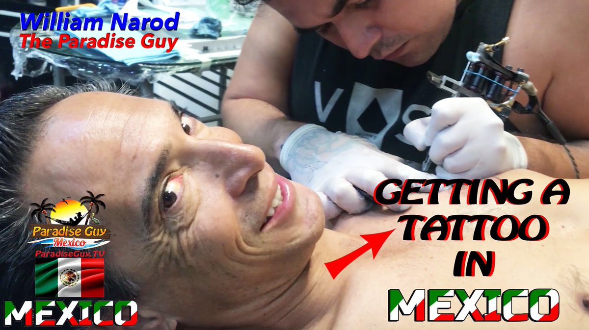 theparadiseguy's tweet photo. Got some Ink in Mexico. Watch our experience and see the final work. We love it! Watch Video Now: https://t.co/K7XdOOnfI5                #tattoo  #feelinkarttattoo #PlayaDelCarmen #mexico https://t.co/7BcY1nVY7T