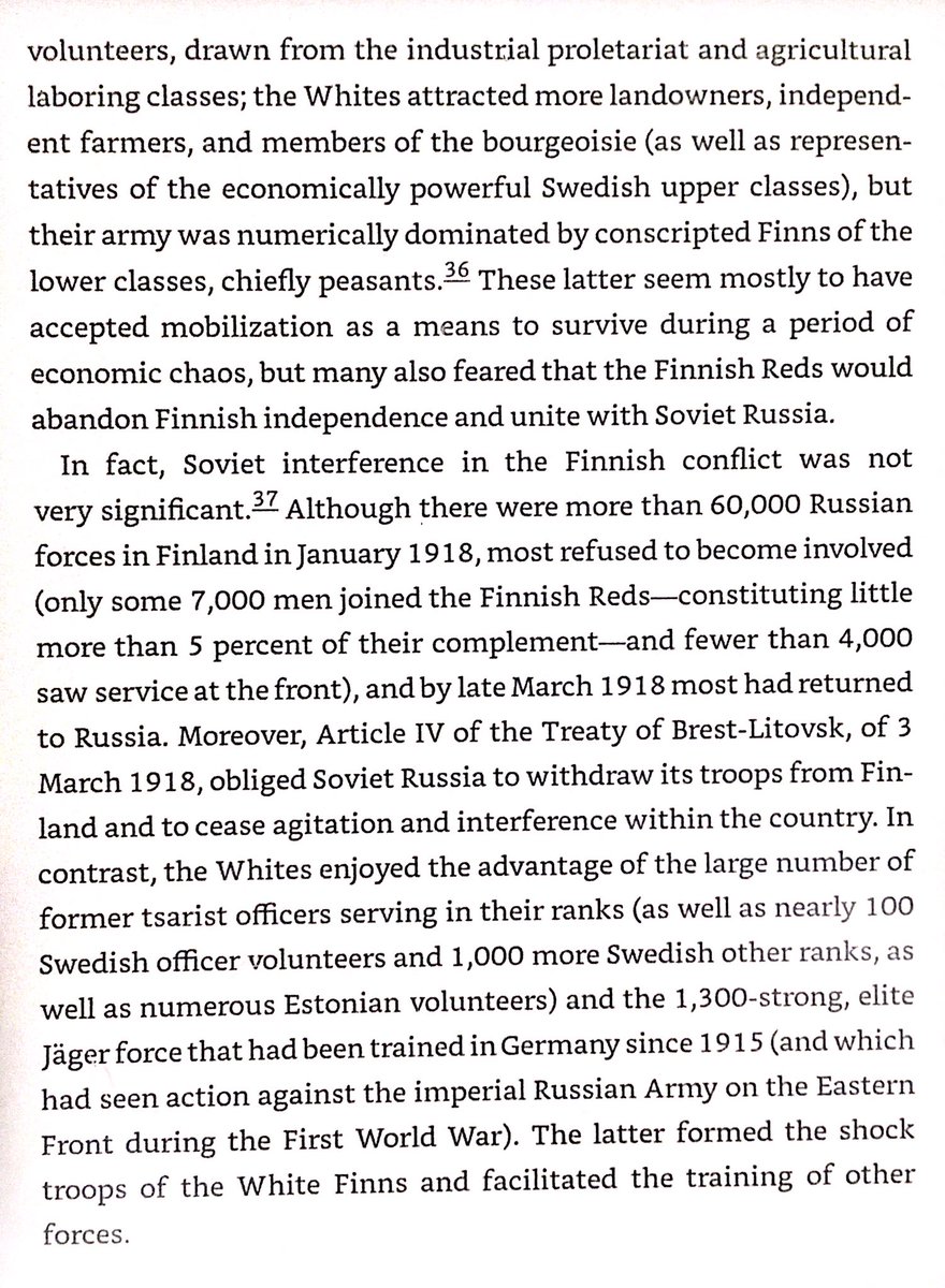 Finnish Civil War - German backed White Finns defeated the isolated Red Finns as the Bolshevik troops there largely refused to intervene. 29,059 were killed or died in prison camps.