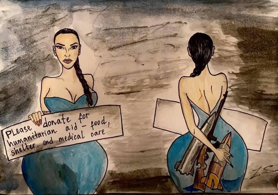 #StopArmenianTerrorism #PrayForGandja #KarabakhisAzerbaijan #KardashianSupportTerrorism