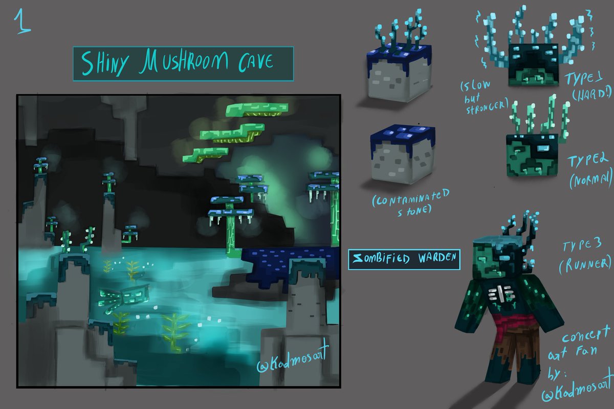 The Warden Minecraft Concept Art - Kaze Wallpaper