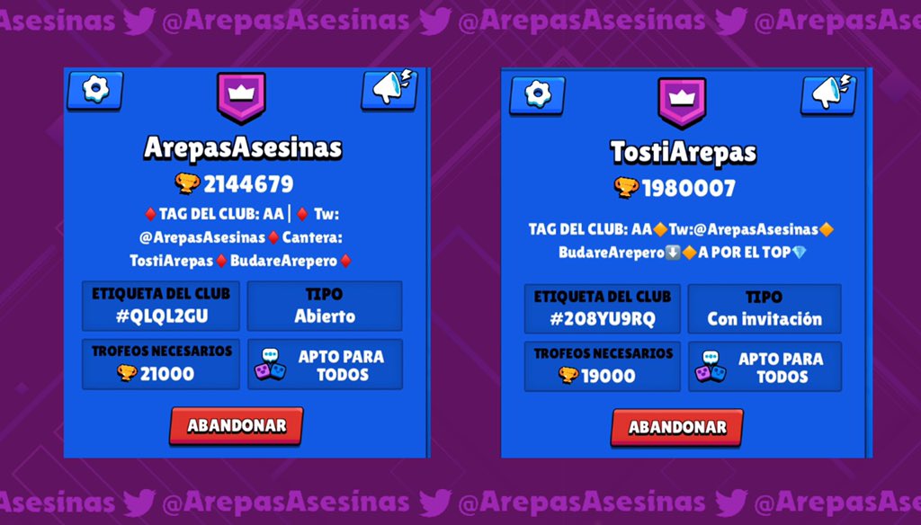 ¿A cual de nuestros clanes te gustaría unirte?

Estamos en proceso de reclutamientos en nuestros clanes 

Apóyanos con un ♥️ y 🔁 para llegar a más gente