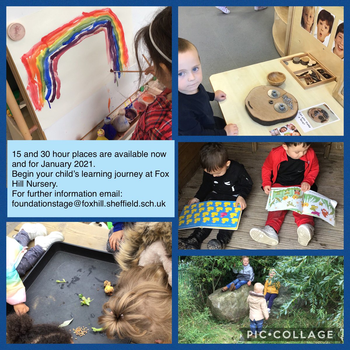 Still looking for a Nursery place or if your child is eligible in January, start your child’s learning journey at Fox Hill Nursery. <a href="/FoxHillLearning/">Fox Hill Learning</a> <a href="/Hil_Wingfield/">Hilary Wingfield</a> <a href="/JillFHNursery/">Jill Fisher</a>