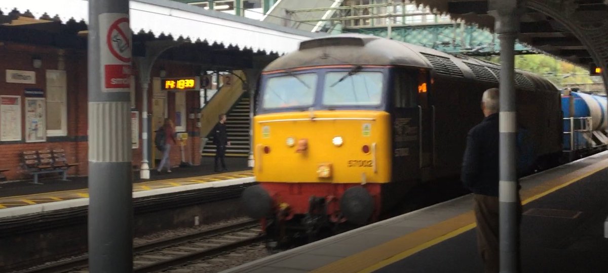 PacerClara's tweet photo. @Coastway_Will #TwitterTrainGallery
Not the best photo, as it is taken from a video as per usual for me, but here's a picture of a 57 at Witham in 2018 (I believe) https://t.co/fQEfdgTQVk