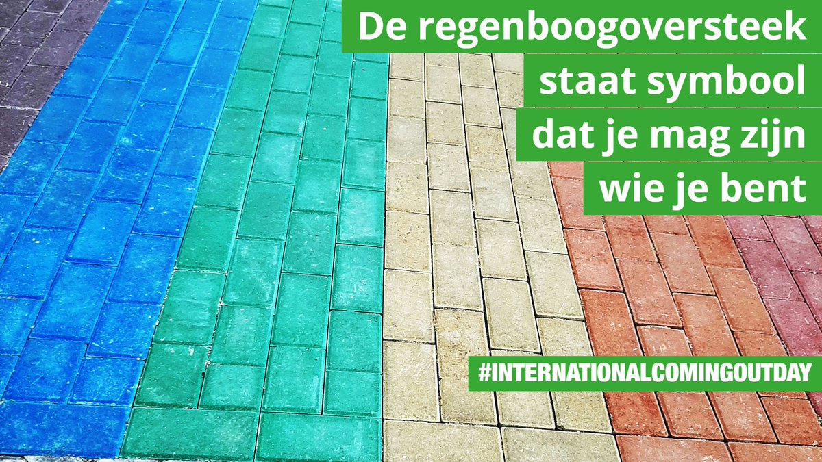 Wees jezelf, blijf jezelf, hou van jezelf. #InternationalComingOutDay