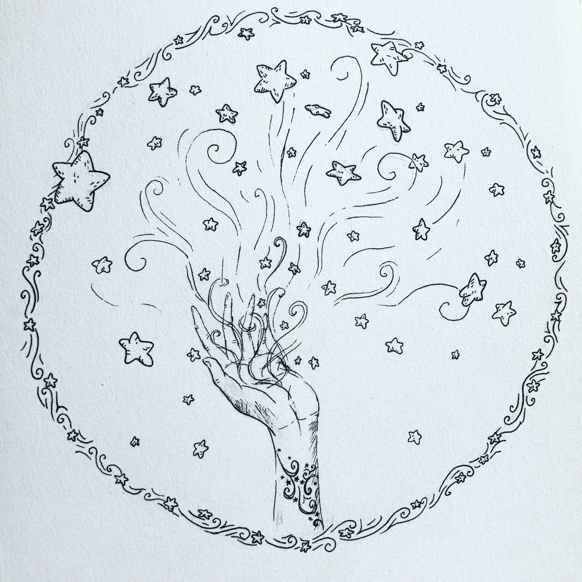 lucillustration's tweet photo. Inktober day 9 ~ throw
-
Throwing the stars into the sky 🌌 🌟
Fine liner pen drawing
@inktober challenge 2020
-
#inktober #inktober2020 #illustration #inkdrawing #stars #nightsky #space https://t.co/14IqbXSnKd