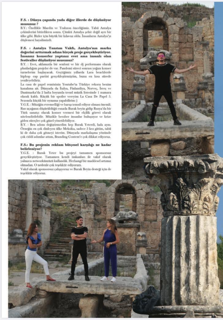 Antalya Tanıtım Vakfı ve dünyaca ünlü DJ Burak Yeter iş birliğinde gerçekleştirilen “Müzikle kal, Antalya’yı hayal et” projesi Antalya Face dergisinde <a href="/antalyaface/">antalyaface dergisi</a> <a href="/BURAKYETER/">Burak Yeter</a>