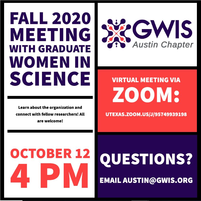 Graduate Women in Science Austin tweet media