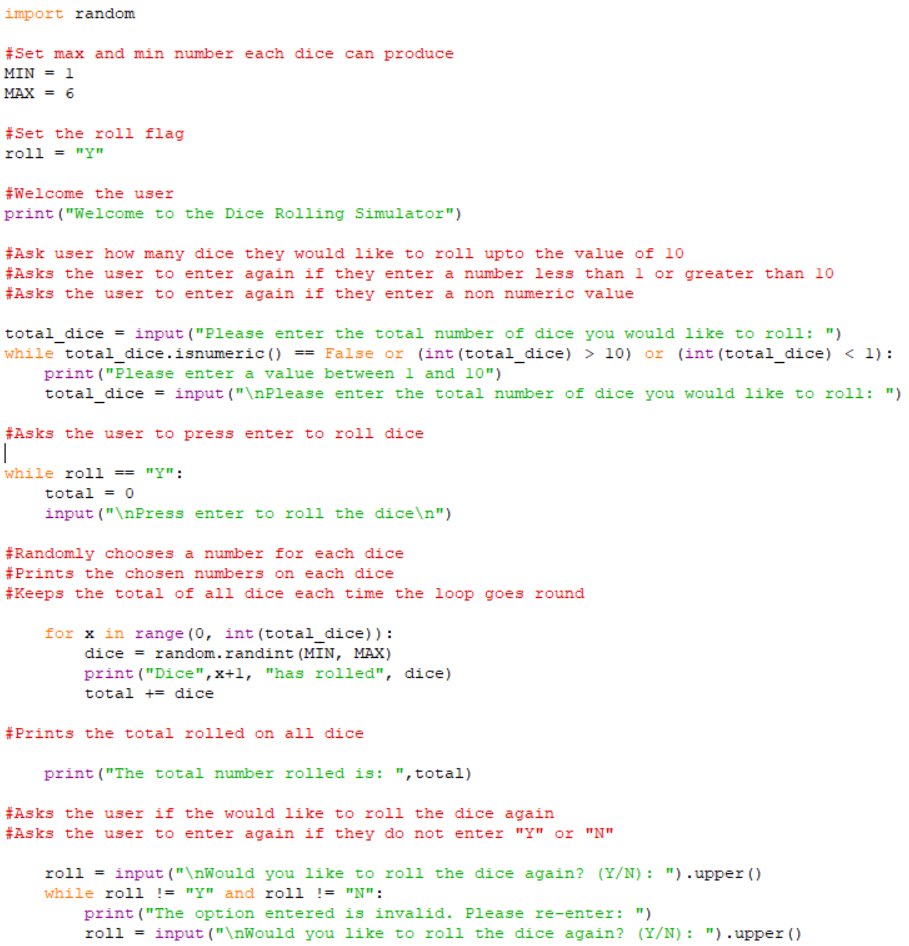 Anthony87794601's tweet photo. Week 1 of #100weeksofcode
Python Course on Pirple website:
Part 1 Introduction
Part 2 Variables Lecture
Part 2 Variables Test (100%)
Part 2 Variables โ Homework 1 Assignment (Approved)
Dice Rolling Simulator - Allows player to specify number of dice.
#100DaysOfCode #codenewbie https://t.co/wVmONUIw34