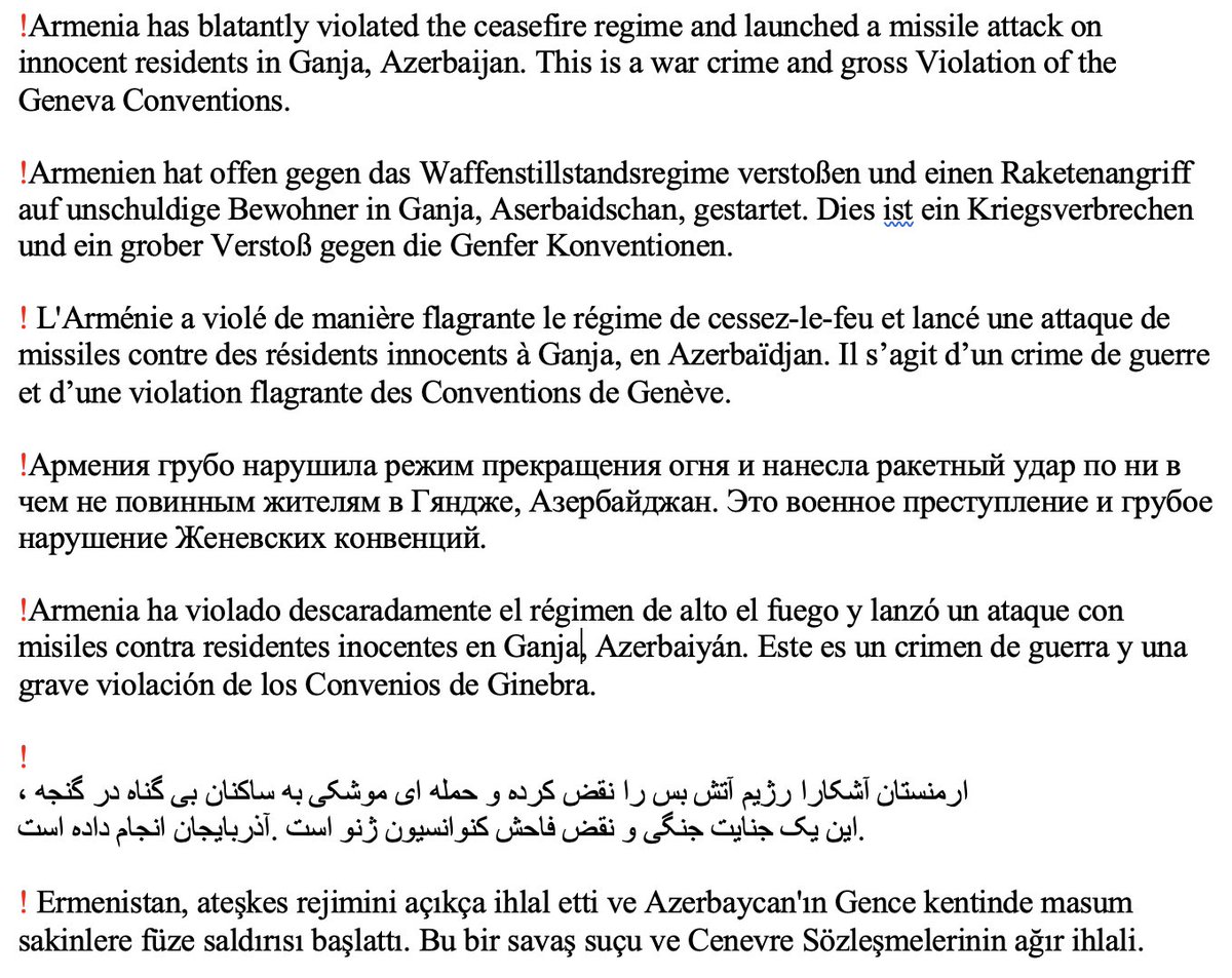 BSabuhi's tweet photo. #BBCNews #CNNInternationa #reuters #новостиперми #foxnews #news24 #abcnews #theindependent #forbes  #live #bbc #karabakhisazerbaijan🇦🇿 #dontbelievearmenianlies #stoparmeni̇anagressi̇on #stoparmenianoccupation‼️
#euronews #нтвплюс #первыйканалевразия
#emmanuelmacron🇫🇷 https://t.co/axv9whFlbJ