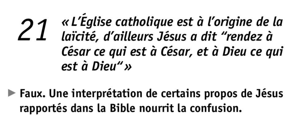 Bref, les exemples sur la méconnaissance de l’histoire de la laïcité française sont nombreux. Pas grave me direz-vous ? Sauf quand ceux qui affirment des absurdités sur la laïcité d’aujourd’hui s’appuient sur cette histoire réinventée...